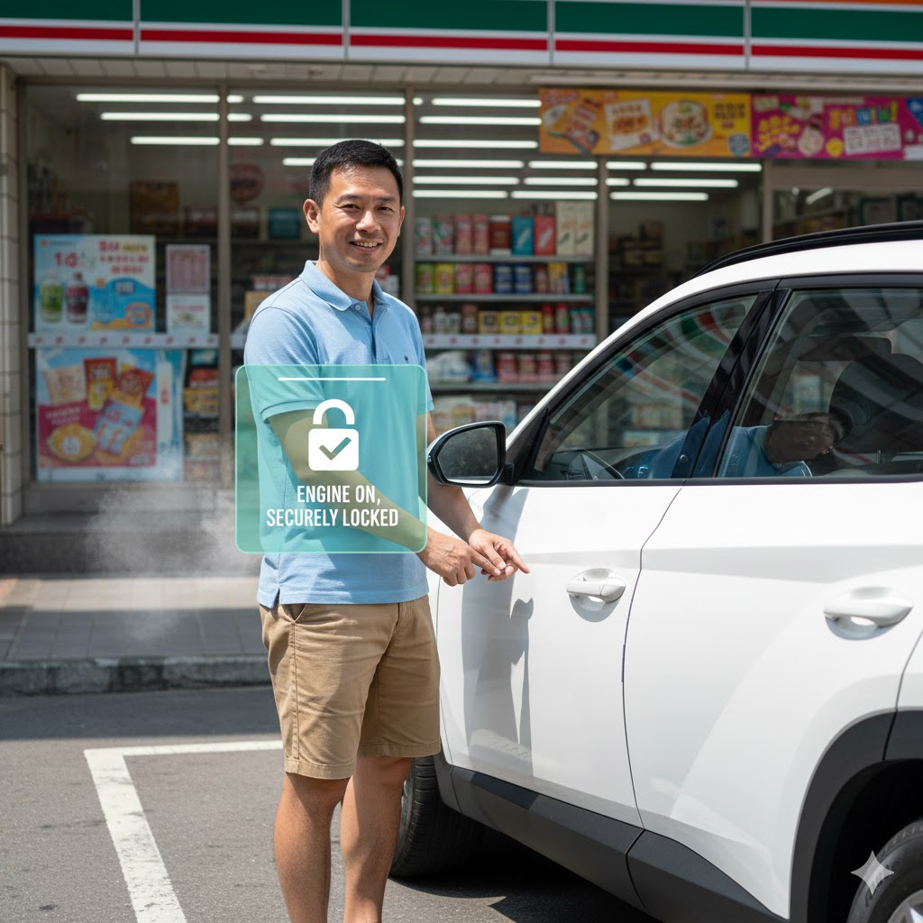 Tucson L 舒適進入升級攻略:韓國晶片實現發動中鎖車、離車自動上鎖