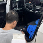 Kia Sportage 發動中鎖車-1 Kia Sportage 發動中鎖車施工