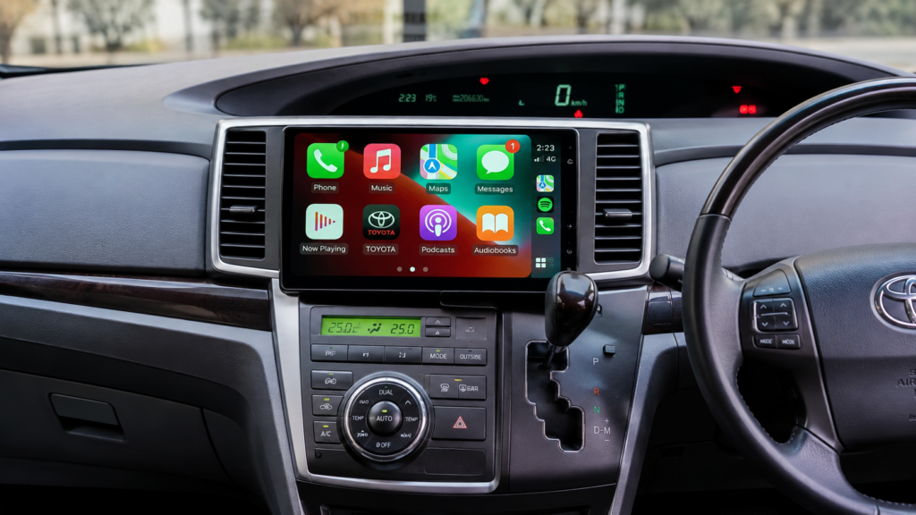 Previa 安卓機 CarPlay 升級|導航、影音、倒車與施工重點 2 Previa 安卓機 CarPlay 導航更直覺