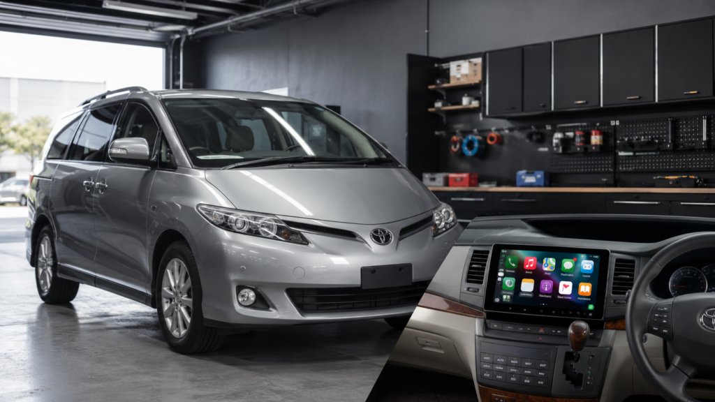 改裝攻略 45 Previa 安卓機 CarPlay 完工