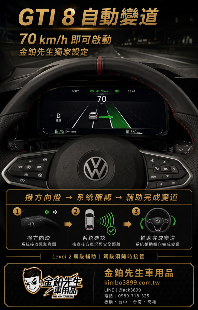 改裝攻略 6 GTI8自動變道