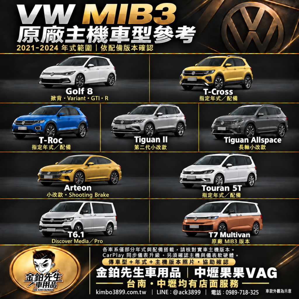改裝攻略 7 MIB3CarPlay同步儀表