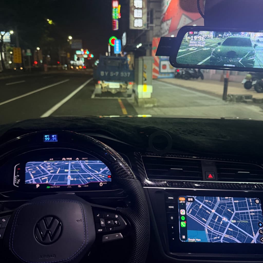 21-21tiguanmib3主機編成後 googlemap同步到數位儀表